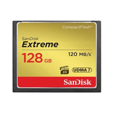 Карта памяти SanDisk Extreme CompactFlash 128GB 120MB/s