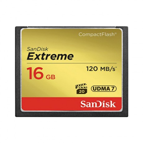 Карта памяти SanDisk Extreme CompactFlash 16GB 120MB/s
