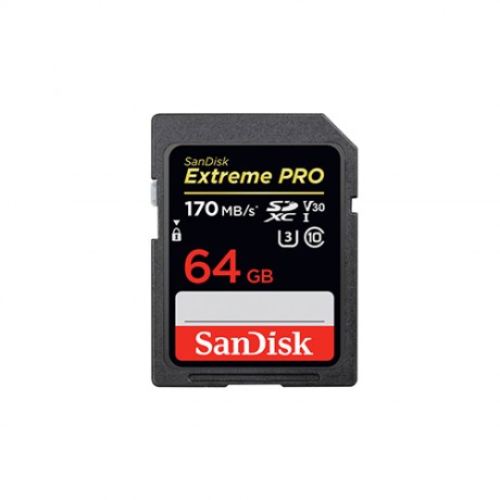 Аренда SDXC 64GB SanDisk Extreme Pro UHS-I/U3 170 MB/s в Минске
