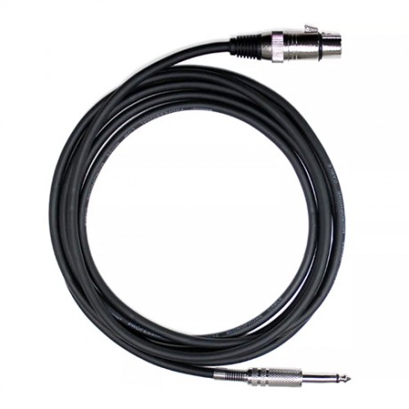 Acoustic cable jack 6,3mm - XLR (FEMALE)