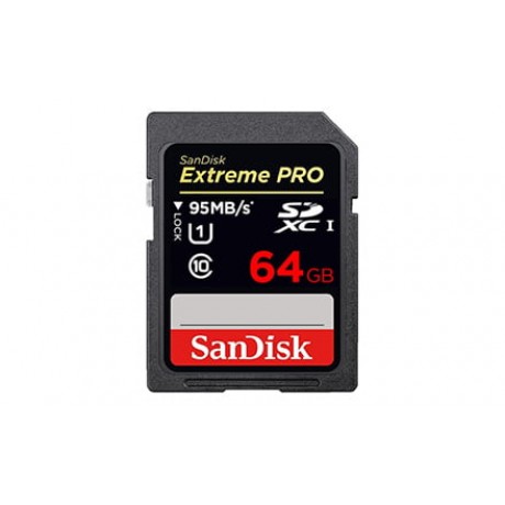 Аренда SDXC 64GB SanDisk Extreme Pro UHS-I/U3 95 MB/s в Минске