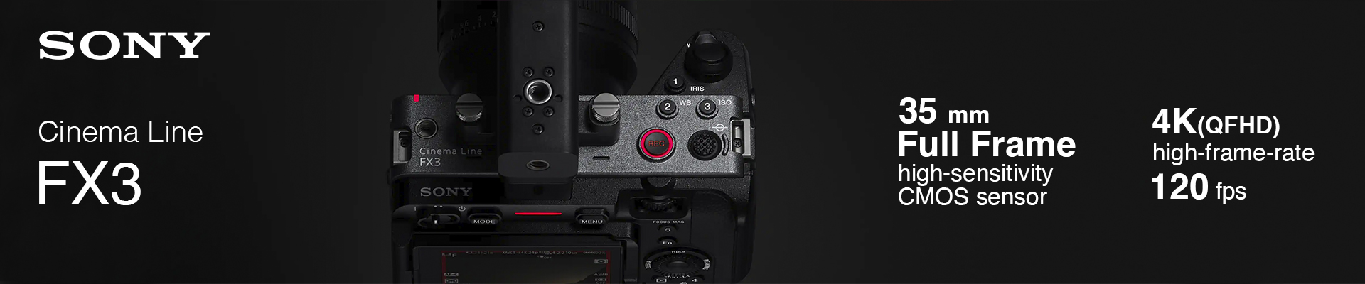 Беззеркальная камера Sony FX3 